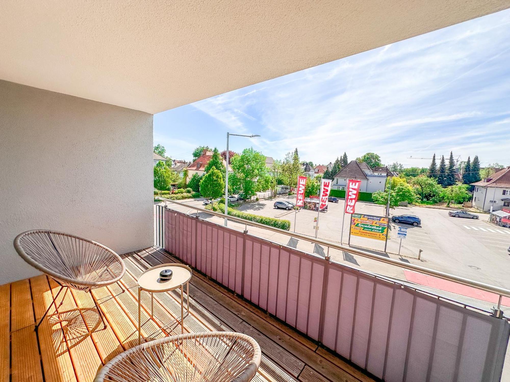 Thesunset Club - Studio II - Kueche - Balkon - Parken Memmingen Dış mekan fotoğraf
